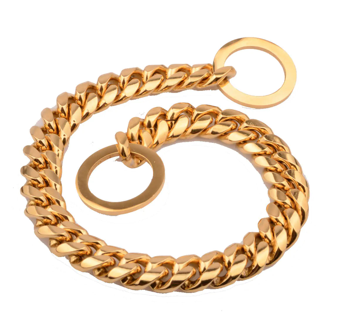 Chic Gold Stainless Dog Chain