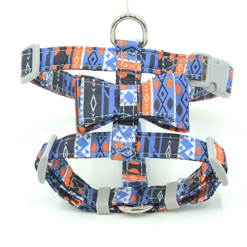 Floral Cat Harness & Secure Leash Set