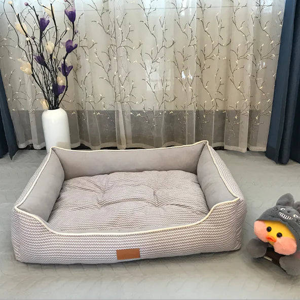 Removable Washable Cat Litter Mat - Breathable Cotton