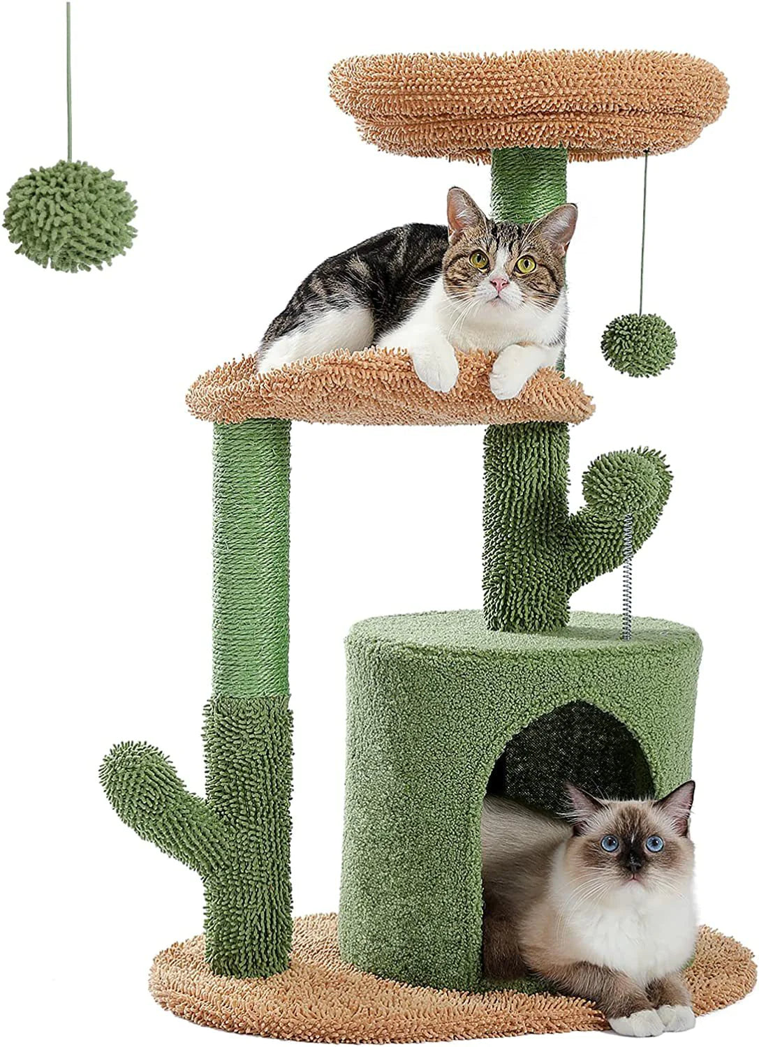 32-Inch Cactus Cat Climbing Frame