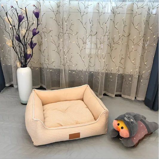 Removable Washable Cat Litter Mat - Breathable Cotton